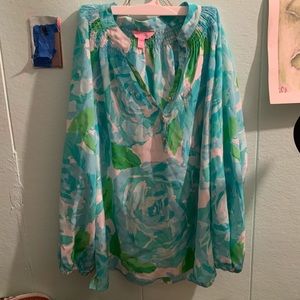 Lilly Pulitzer blue first impressions Elsa M